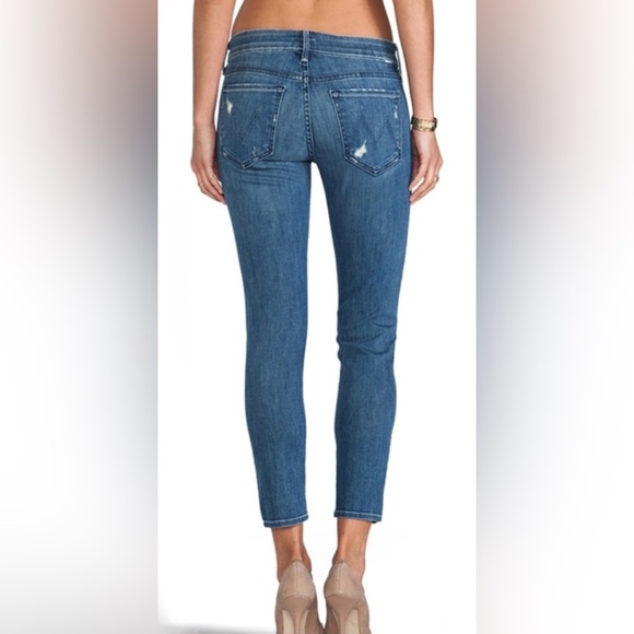 Mother The Looker Crop In Graffiti Girl Size 29 New - Picture 2 of 12